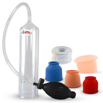 LeLuv Penis Vacuum Pump EasyOp Bgrip Small Medium Large, Clear and Donut... - £25.69 GBP