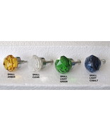 Green Round Crystal Drawer Knobs, Cabinet Knobs, Furniture Pulls, Vanity... - €5,24 EUR