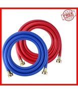 High-Grade 2-Pack 12FT Rubber Hoses for Washing Machines - Leak-Resistan... - $53.70 CAD