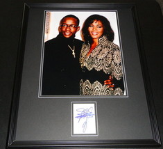 Bobby Brown Signed Framed 16x20 Photo Display w/ Whitney Houston - £116.28 GBP
