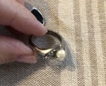 STERLING SILVER 925 Cultured  PEARL SOLITAIRE RING SIZE: 8 New with Tag - $48.38