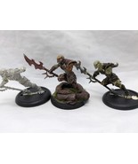 (3) *Incomplete* Warmachine Hordes Minions Totem Hunter Miniatures - $40.69 CAD