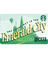 Starbucks 2024 Wicked Emerald City Recyclable Gift Card New No Valued - $1.99