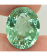 Green Spinel Gemstone Oval Shape Lab Created Certified 13.81x17.22mm 17.... - £683.41 GBP