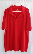 FADE GLORY RED 100% COTTON POLO SZ XL 46-48 #8575 - £7.31 GBP