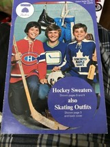 Vintage Patons Beehive Hockey Jersey Figure Skating  no.11 sweater - £6.32 GBP