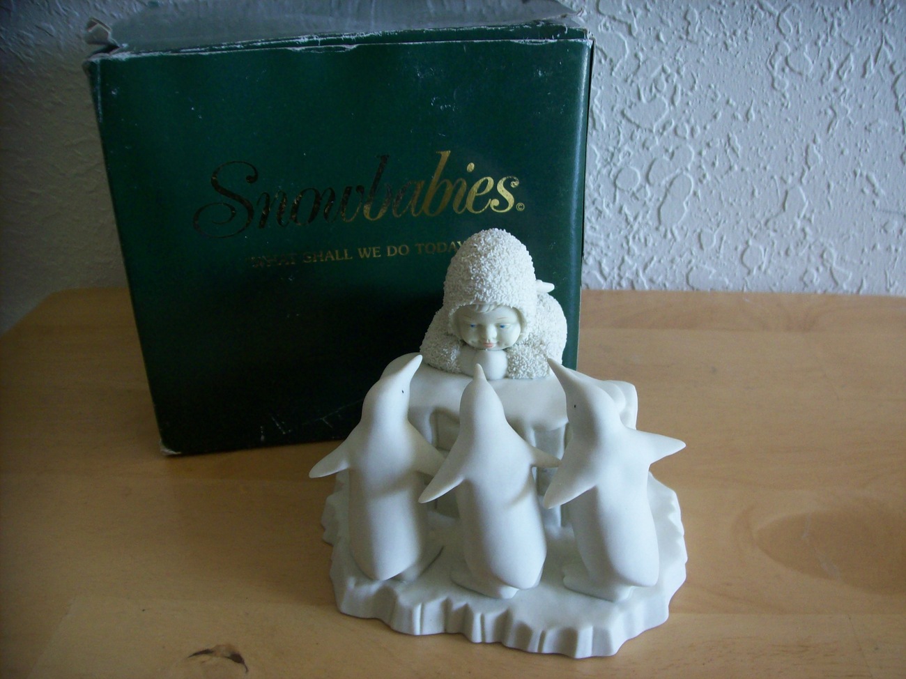 Primary image for Dept. 56 1995 Snowbabies “What Shall We Do Today” Figurine 