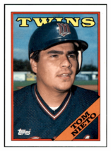 1988 Topps Tom Nieto   Minnesota Twins Baseball Card GMMGD - £1.43 GBP