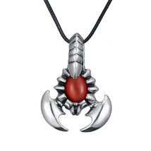 Men&#39;s Punk Rock Big Scorpion Stainless Steel Pendant Necklace Jewelry Quality - £12.29 GBP