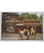 THE LAST TRADING POST WINTHROP WASHINGTON USA WESTERN OLD WEST POSTCARD ... - $13.70 CAD