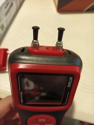 Wood Moisture Meters Pin & Pinless 2 In 1 Moisture Detector Backlit Screen _ red Item image 11