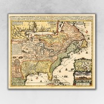 Vintage 1773 Map Of British Empire In North America Unframed Print Wall Art - £27.71 GBP