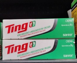 2X Ting Crema - Ayuda El Pie De Atleta Y El Mal Olor - 2 Cajas De 28g c/u - £25.25 GBP