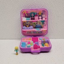 2018 Polly Pocket 30th Anniversary Partytime Surprise Purple Compact With Doll - £24.36 GBP