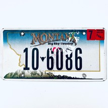 2007 United States Montana Carbon County Passenger License Plate 10 6086 - £13.18 GBP