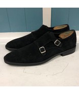 Donald Pliner Belen Suede Double Monk Strap Shoes mens US size 9 - £87.58 GBP