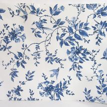 SANITAS for GenCorp Bird Floral Porcelain Blue Wallpaper Rolls - £35.56 GBP