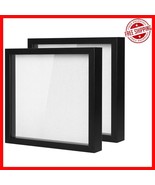Square Shadow Box Picture Frame Ready to Hang - Great for Memorabilia &amp; ... - $896.50 MXN