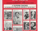 Society of American Magicians Show Information Las Vegas Nevada 1987  - £21.74 GBP
