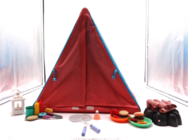 American Girl Sunset Sleepover Tent Camping American Girl Sleeping Bag W... - $21.78