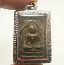 Somdej LP Boon Buddha Meditate in Magic Nirvana back Magic Yant powerful amulet  - £450.76 GBP