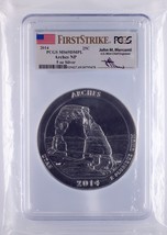 2014 Atb Arches Np 148ml Argent Premier Frappe John Mercanti PCGS Gradé ... - £438.11 GBP