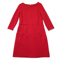NWT Spanx 20382R The Perfect Shift in True Red Ponte 3/4 Sleeve Dress XL - £108.88 GBP