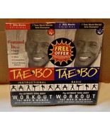 Tae Bo Workout 2 Pack VHS Instructional &amp; Basic Billy Blanks 1998 Sealed... - £9.87 GBP
