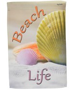 Garden Flag Beach Life Colorful Shells Double Sided Yard Banner Flag Emo... - £10.61 GBP