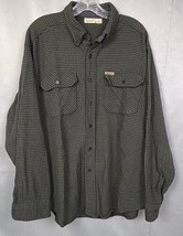 Vintage Woolrich Mens Green Plaid Shirt Mens XL Wool Blend Outdoor Extra... - $27.55