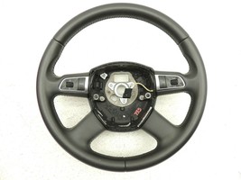2012 8R B8 Audi Q5 Quattro Leather Steering Wheel 4 Spoke Volume Control... - $84.15