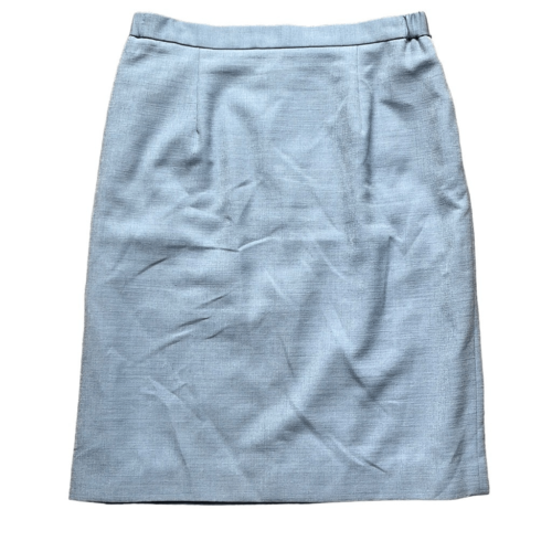 Primary image for Brownstone Studio Womens 14P Vintage Blue Tweed Knee Length Pencil Skirt