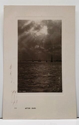 Bamforth AFTER THE RAIN Kodak Photo Ship at Sea 1908 Postcard A18 - £4.71 GBP