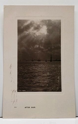 Bamforth AFTER THE RAIN Kodak Photo Ship at Sea 1908 Postcard A18 - £4.72 GBP