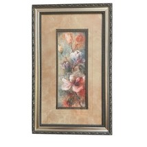 Michael Groarke For Sonoma Floral Matted Picture Art Gilded Wood Frame - $29.69