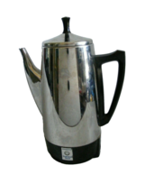 Presto Percolator Model 0281104 Stainless Steel Electric Coffee Maker Po... - £26.97 GBP