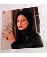 BARBRA STREISAND  signed AUTOGRAPHED  #1  RECORD - $2,051.54 CAD