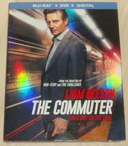 THE COMMUTER Blu Ray + DVD + Digital By Liam Neeson NEW &amp; SEALED - $6.92