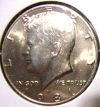 1981-P Kennedy Half Dollar - Uncirculated - £2.37 GBP