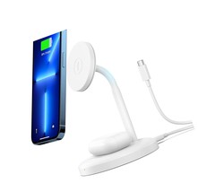 Wireless Charging Stand - 2 in 1 Rotation Magnetic - £116.75 GBP