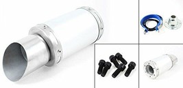 Uxcell Silver Tone 2.0&quot; Dia Exhaust Pipe Tip Muffler for Motorcycle - New - $29.99