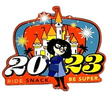Disney Parks Edna Mode Pin 2023 Ride Snack Be Super The Incredibles WDW Castle - £9.43 GBP