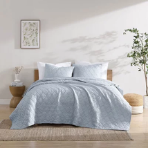 Social Standard by Sanctuary Seersucker Quilt Set, Assorted Colors and Sizes - £45.81 GBP+