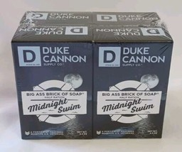 4 Bars Duke Cannon Big Ass Brick of Soap Midnight Swim Half Ration 4.5 O... - £14.30 GBP