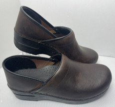 Brown Leather Dansko Mules Size 39 Size 8.5 Great Condition - £27.56 GBP