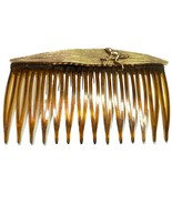 1928 Leaf Comb Gold Tone Frog - $36.08 CAD