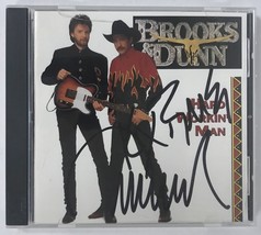 Brooks &amp; Dunn Signed Autographed &quot;Hard Workin Man&quot; CD Compact Disc - COA... - £78.35 GBP