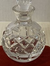 Waterford Lismore Crystal Perfume Bottle with Ribbed Dabber Stopper - £43.82 GBP