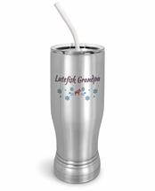 PixiDoodle Scandinavian Lutefisk Norwegian Grandpa Insulated Coffee Mug Tumbler  - £26.42 GBP+