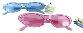 Kids Sunglasses Pink and Blue Girls and Boys 400 UV Beach Party Park Jeweled - £6.93 GBP+